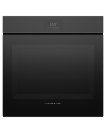 Fisher and Paykel OB60SMPTNB1 60cm Series 9 Minimal Handleless Pyrolytic Oven, Black, A Rated