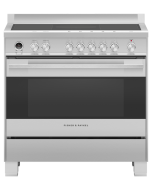 Fisher and Paykel OR90SDI6X1 90cm Series 9 Contemporary 5 Zone Induction Pyrolytic Range Cooker, 2 SmartZones, Stainless Steel