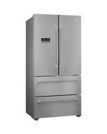 Smeg FQ55FXDE Frost Free American Fridge Freezer - Pet Inox Look - E Rated