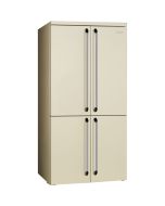Smeg FQ960P6 Victoria Free Standing American Style Multi Door Fridge Freezer in Cream