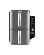Ninja SL400UK Double Stack 2-Drawer 9.5L Air Fryer - Grey
