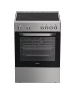 Hotpoint H6V5KMXUK Freestanding 60cm Single Cavity Ceramic Hob Cooker in Stainless Steel A Rated