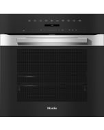 Miele H7262BP Pureline 76L Built-In Electric Single Oven - Clean Steel - A+ Rated