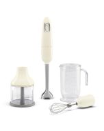 Smeg HBF03CRUK 50's Style 3-in-1 Hand Blender + Accessories in Cream