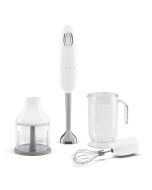 Smeg HBF03WHUK 50's Style 3-in-1 Hand Blender + Accessories in White