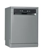 Hotpoint HFC3C26WCXUKN Dishwasher, 14 Place Settings, Inox, E Rated
