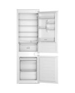 Hotpoint HTC18D011A1 Low Frost Integrated Fridge Freezer, Sliding Hinge, 70/30, White, E Rated