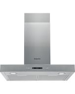 Hotpoint PHBS67FLLIX 60CM T-Box Hood - Button Control - Stainless Steel With Dishwashable Aluminium Grease Filter