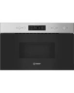 Indesit IMK12XUK 22l Built In Microwave and Quartz Grill - Stainless Steel