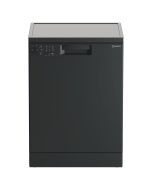 Indesit IN2FE13DT9AUK Push&Go Freestanding Full Size Dishwasher 13 Place Settings - Antracite