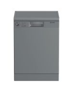 Indesit IN2FE13DT9SUK Push&Go Freestanding Full Size Dishwasher 13 Place Settings in Silver