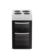 Indesit ITE5EMW 50 cm Electric Solid Plate Cooker - White A Rated