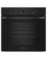 Indesit IO232HBUK Built In Hydrolytic Click&Clean Single Oven in Black A Rated