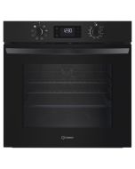 Indesit IO253BUK Built In Turn&Go Click&Clean Single Oven in Black A Rated