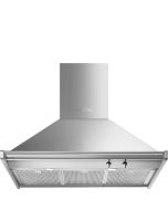 Smeg KD90HXE 90cm Classic Chimney Cooker Hood, Stainless Steel A+ Rated