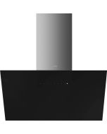 Smeg KICV90BL2 90cm Universal Angled Chimney Cooker Hood, Black A+ Rated