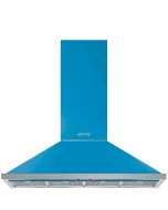 Smeg KPF12T 120cm Portofino Chimney Hood Turquoise A+ Rated