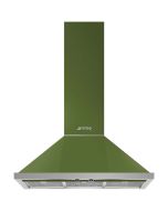 Smeg KPF9OG 90cm Portofino Chimney Hood Olive Green A+ Rated