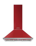 Smeg KPF9RD 90cm Portofino Chimney Hood Red A+ Rated