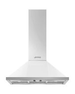 Smeg KPF9WH 90cm Portofino Chimney Hood White A+ Rated