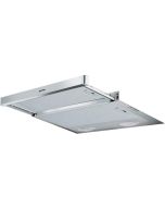 Smeg KSET61E2 60 cm Universal Telescopic Cooker Hood, Silver