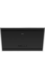 Smeg KV394MB 90cm Universal Angled Chimney Cooker Hood, Matte Black