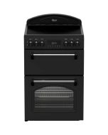 Leisure CLB60ECK 60cm Freestanding Ceramic Hob Electric Cooker - Black - A Rated