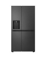 LG GSLC41EPPE 641L NatureFRESH American Style Fridge Freezer, Matte Black