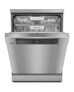 Miele G7600SC CLST Autodos with Powerdisk Freestanding Full Size Dishwasher In Clean Steel A Rated