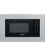 Indesit MWI120GX Integrated 20 Litre Microwave and Grill Black-Stainless Steel