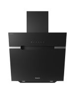 Hotpoint PHVS61FLTDPK 60cm Black Angled Cooker Hood In Black Touvh Control