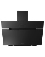 Hotpoint PHVS91FLTDPK 90cm Black Angled Cooker Hood A+ Rated