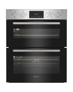 Indesit DUI10DIX Built Under Double Oven in Stainless Steel A Rated
