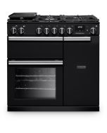 Rangemaster PR90DFPCBL/CM1 Dual Fuel Range Cooker