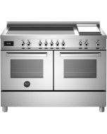 Bertazzoni MAS125I2EXT Master Deluxe 120cm Range Cooker Twin Oven Induction Stainless Steel