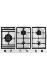 Smeg PS9062 90 cm Classic 5 Gas Burners Hob Stainless Steel