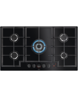 AEG HKB95450NB Flamelight Gas On Glass Hob 90cm