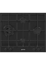 Smeg PX364LMB 60cm 4 Burner Gas Hob, Matte Black
