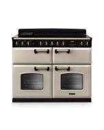Rangemaster CLDLB110EIPPCR/AB1 Classic Deluxe 110cm BC Induction Range Cooker Pale Cream/Antique Brass