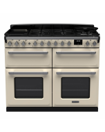 Rangemaster ESDLB110DFPPCR/CM1 110cm Dual Fuel Range Cooker BC Pale Cream /Chrome A-Rated