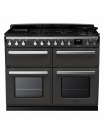 Rangemaster ESDLB110DFPSLT/CM1 110cm Dual Fuel Range Cooker BC Slate /Chrome A-Rated