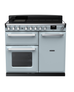Rangemaster ESDL100EIPMSB/CM1 100cm Wide Induction Range Cooker - Misty Blue /Chrome - A Rated