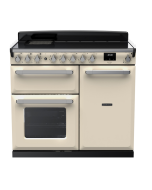 Rangemaster ESDL100EIPPCR/CM1 100cm Wide Induction Range Cooker - Pale Cream /Chrome - A Rated