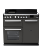 Rangemaster ESDL100EIPSLT/CM1 100cm Wide Induction Range Cooker - Slate /Chrome - A Rated