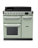 Rangemaster ESDL90EIPMNT/CM1 90cm Wide Induction Range Cooker - Mint /Chrome - A Rated