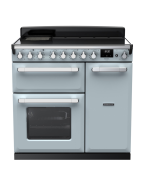 Rangemaster ESDL90EIPMSB/CM1 90cm Wide Induction Range Cooker - Misty Blue /Chrome - A Rated