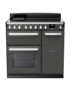 Rangemaster ESDL90EIPSLT/CM1 90cm Wide Induction Range Cooker - Slate /Chrome - A Rated