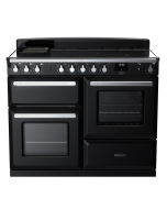 Rangemaster ESDLO110EIPGBL/CM1 110cm Induction Range Cooker OC –Black Gloss / Chrome - A Rated