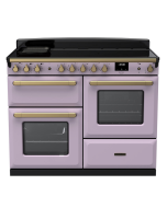 Rangemaster ESDLO110EIPHTH/AB1 110cm Wide Induction Range Cooker OC - Heather / Antique Brass - A Rated