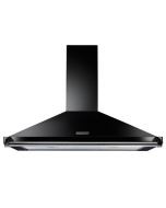 Rangemaster RCLAHDC110BL/C 110Cm Classic Hood Black - Chrome Rail